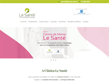Tablet Screenshot of lesante.com.br